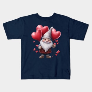 Gnome's Valentine Wishes Kids T-Shirt